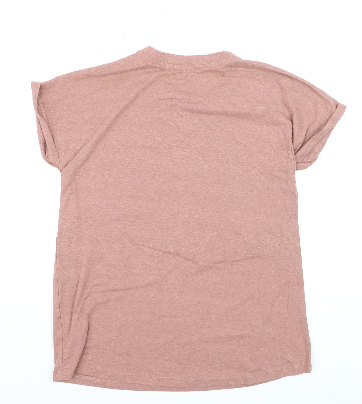 Next Women’s Brown Sequin Star T-Shirt Size 12 Short Sleeve
