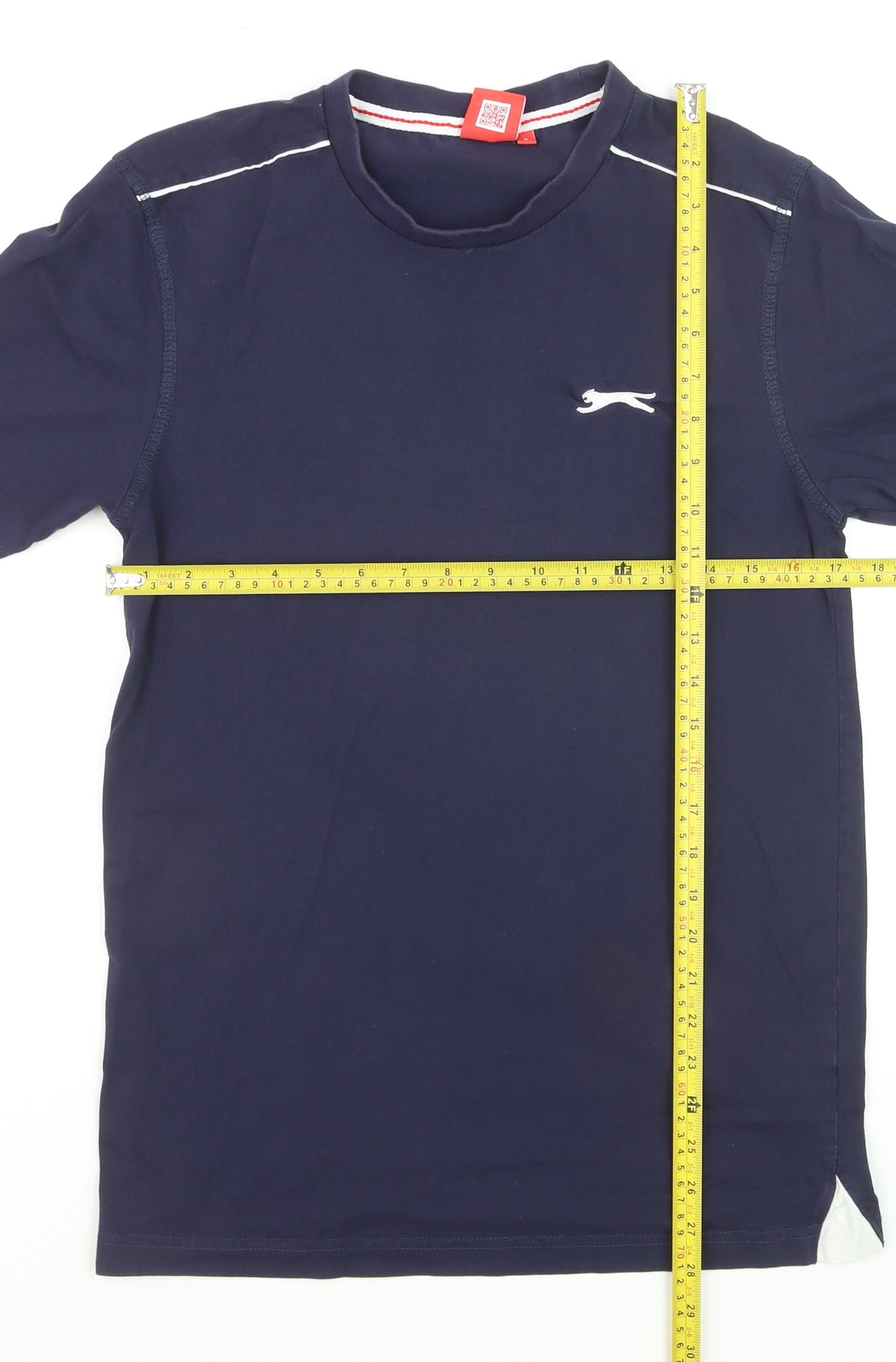 Slazenger Men's Blue Small Crew Neck Sports T-Shirt