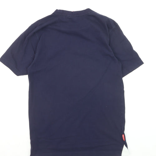 Slazenger Men's Blue Small Crew Neck Sports T-Shirt