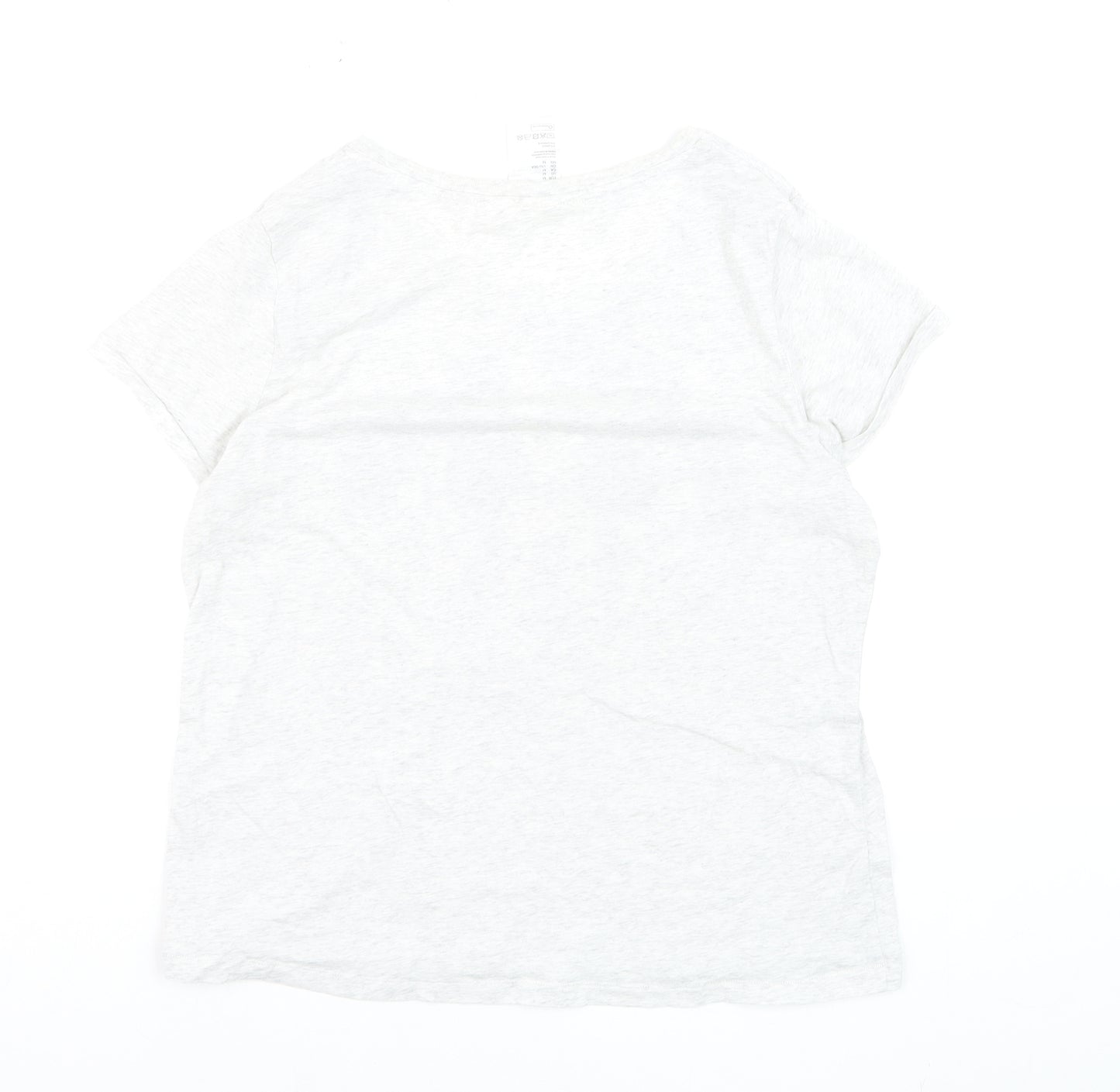 H&M Women’s White Mickey Mouse Cotton T-Shirt Size 12