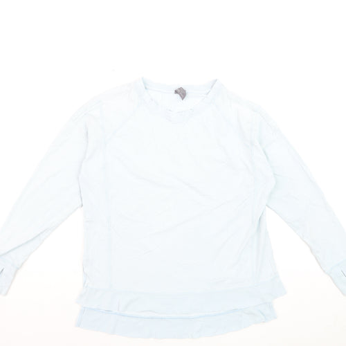 Sweaty Betty Women’s Blue XS Pullover Sweatshirt Raglan Long Sleeve Top