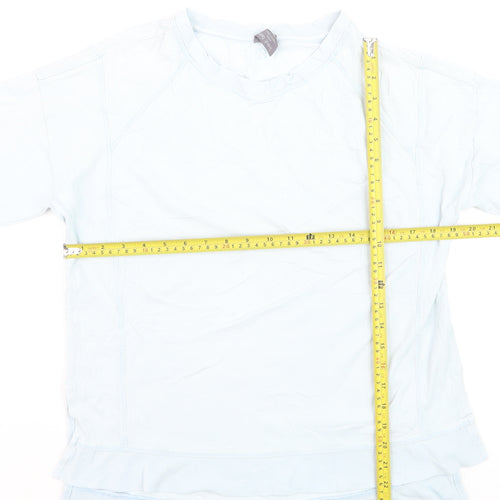 Sweaty Betty Women’s Blue XS Pullover Sweatshirt Raglan Long Sleeve Top