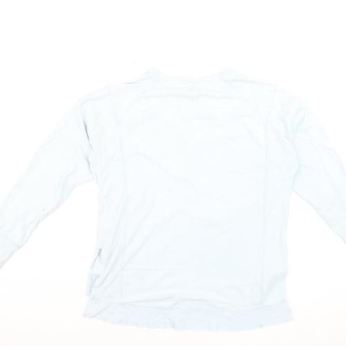Sweaty Betty Women’s Blue XS Pullover Sweatshirt Raglan Long Sleeve Top