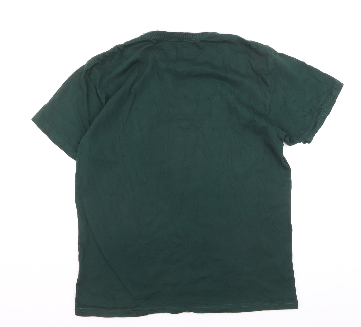 Carhartt Men’s Green Cotton Short Sleeve Logo T-Shirt M