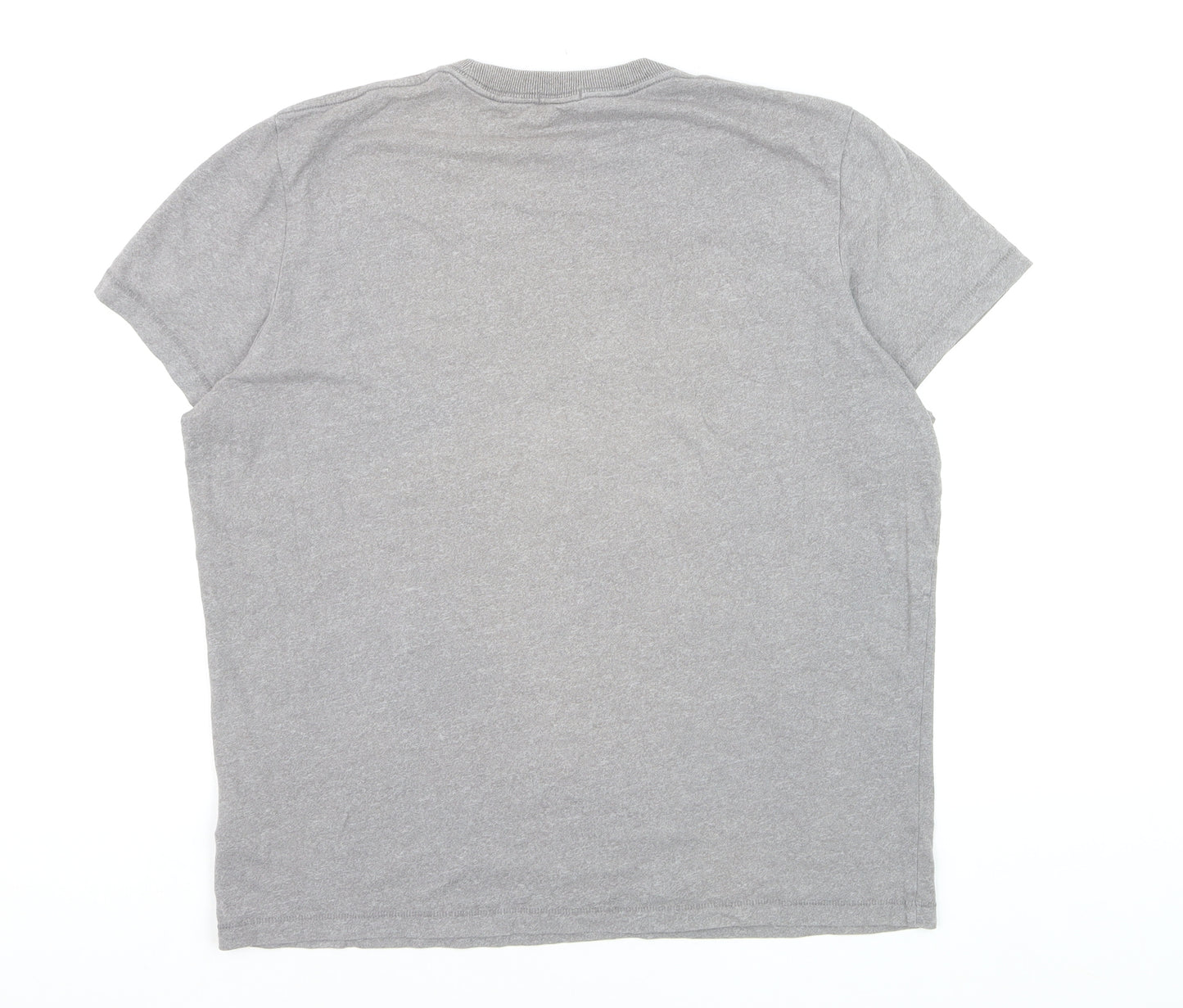 Abercrombie & Fitch Men's Grey XXL Muscle Fit Graphic T-Shirt