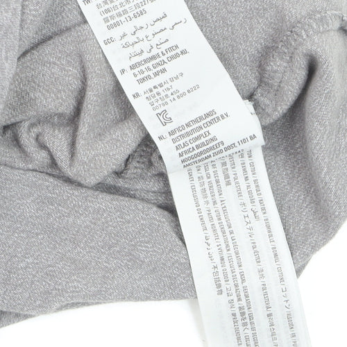 Abercrombie & Fitch Men's Grey XXL Muscle Fit Graphic T-Shirt