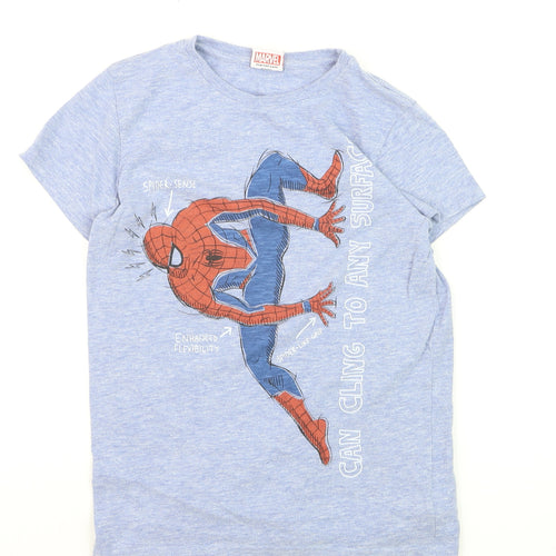 Next Boys Blue Marvel Spider-Man Graphic T-Shirt 11 Years Short Sleeve