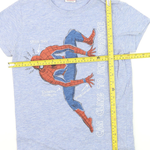Next Boys Blue Marvel Spider-Man Graphic T-Shirt 11 Years Short Sleeve