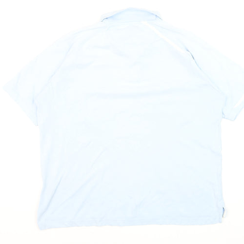 Glenmuir 1891 Men's Light Blue Collared Performance Polo T-Shirt Size L