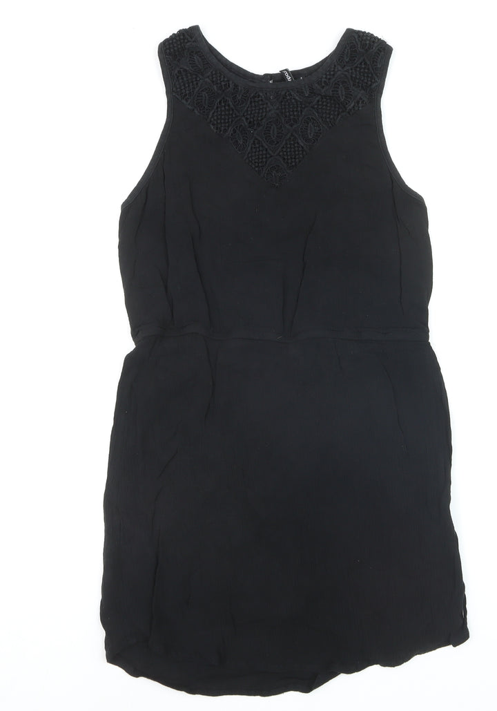 Rip Curl Women's Black Sleeveless Short Shift Dress Size S