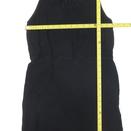 Rip Curl Women's Black Sleeveless Short Shift Dress Size S