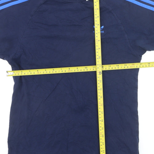 Adidas Men's Navy Blue Crew Neck Short Sleeve T-Shirt XS