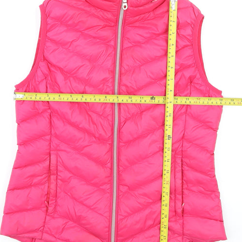 Marks and Spencer Women's Pink Lightweight Padded Gilet Size 14