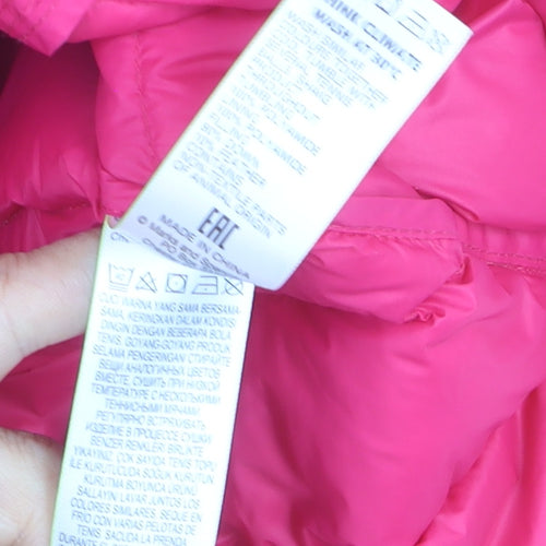 Marks and Spencer Women's Pink Lightweight Padded Gilet Size 14