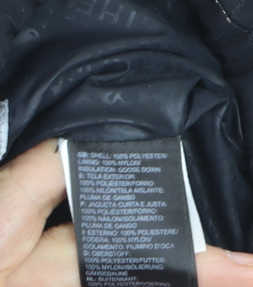 The North Face Boys Black 550 Puffer Jacket Winter Hooded M