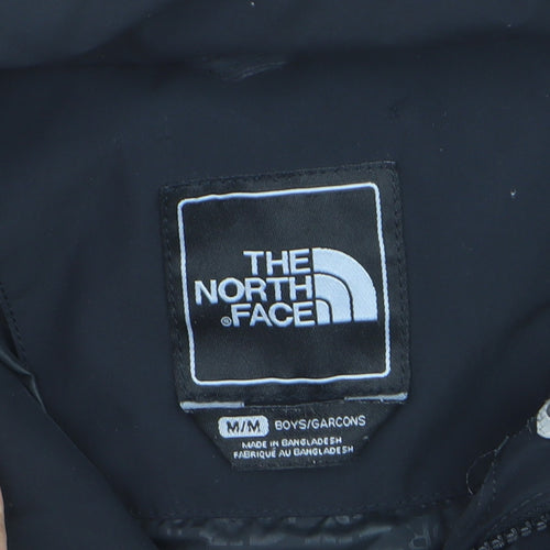 The North Face Boys Black 550 Puffer Jacket Winter Hooded M