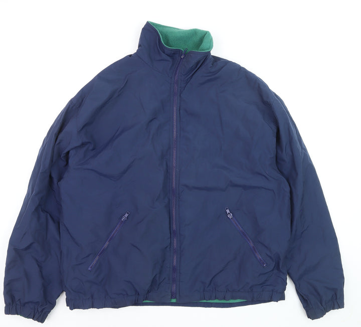 Peter Storm Mens Blue M Fleece Lined Waterproof Jacket
