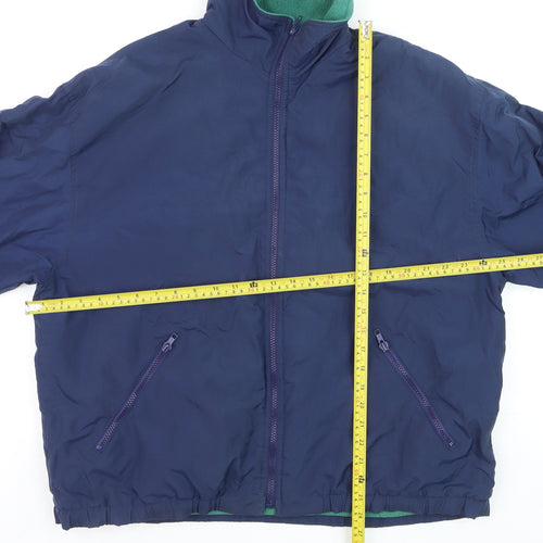 Peter Storm Mens Blue M Fleece Lined Waterproof Jacket