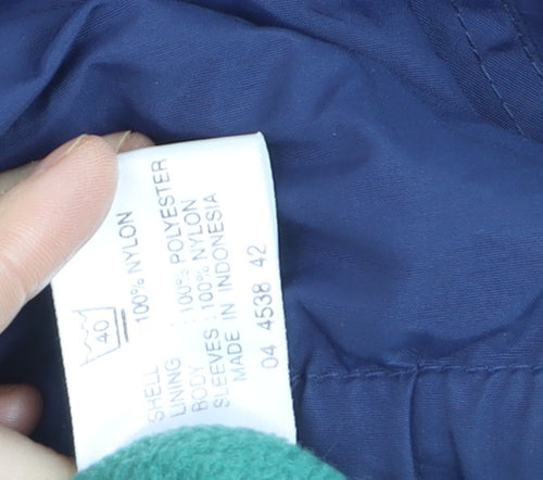 Peter Storm Mens Blue M Fleece Lined Waterproof Jacket