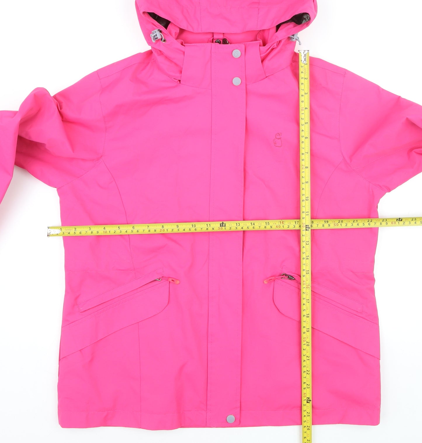 Emperor Penguin Womens Pink L Hooded Waterproof Jacket Coat Size L