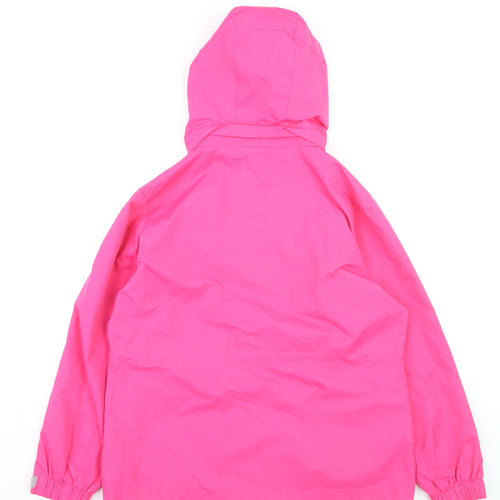 Emperor Penguin Womens Pink L Hooded Waterproof Jacket Coat Size L
