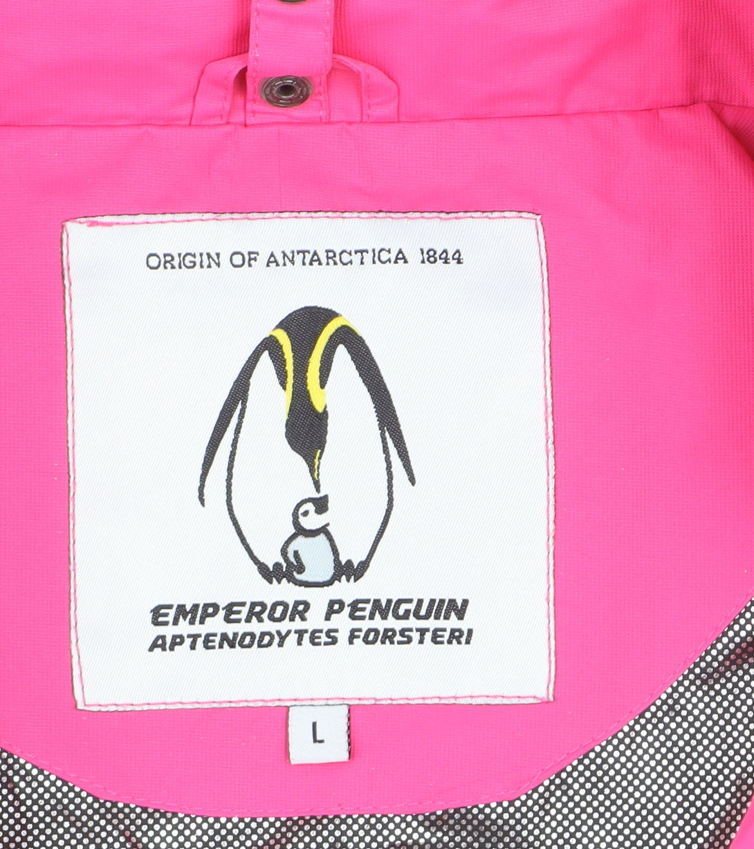 Emperor Penguin Womens Pink L Hooded Waterproof Jacket Coat Size L