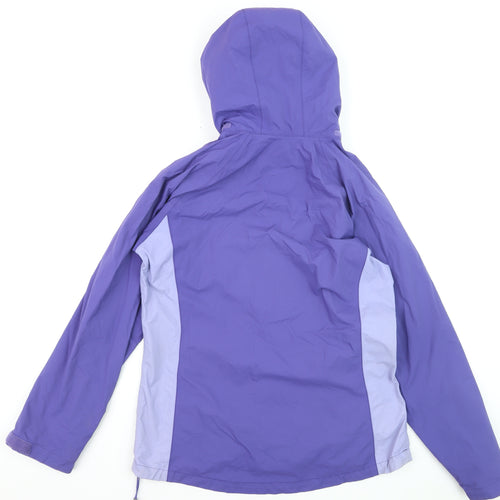 Berghaus Womens Purple Waterproof Hooded Rain Jacket Size 14