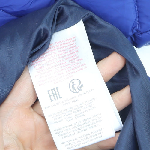 Tokyo Laundry Men's Blue XL Hooded Puffer Jacket