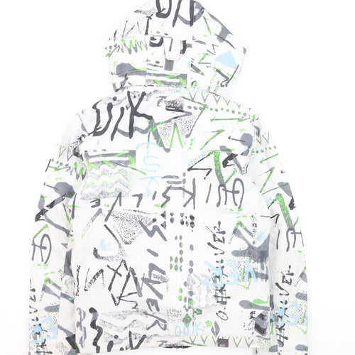 Quiksilver Boys Multicoloured 10 Years Ski Jacket Hooded Waterproof
