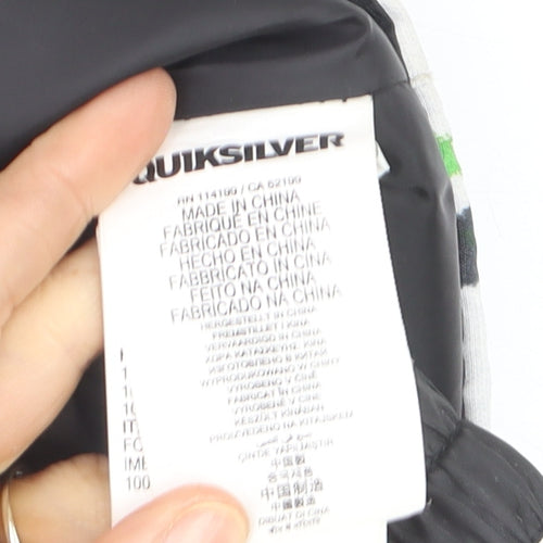 Quiksilver Boys Multicoloured 10 Years Ski Jacket Hooded Waterproof