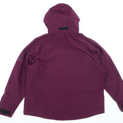 TOG24 Womens Purple Gore-Tex Waterproof Hooded Rain Jacket Size 16