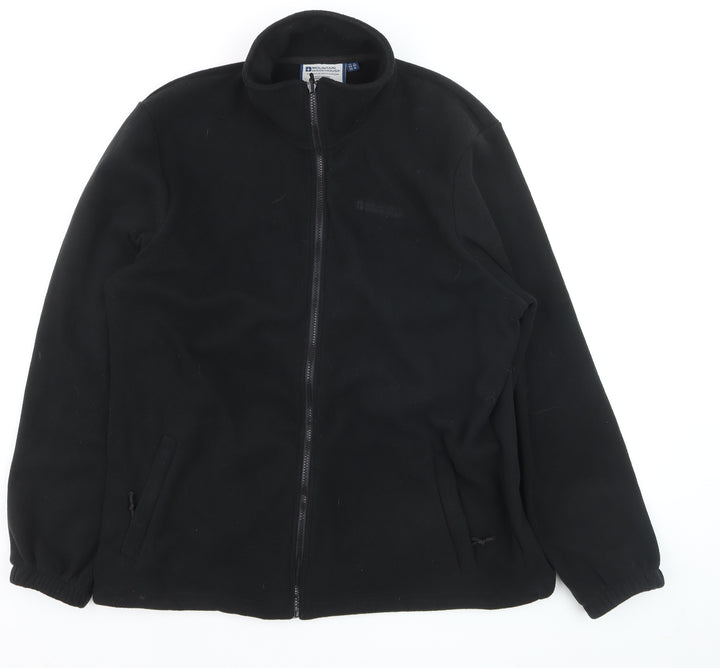 Mountain Warehouse Men's Black Fleece Full Zip Sweatshirt XL