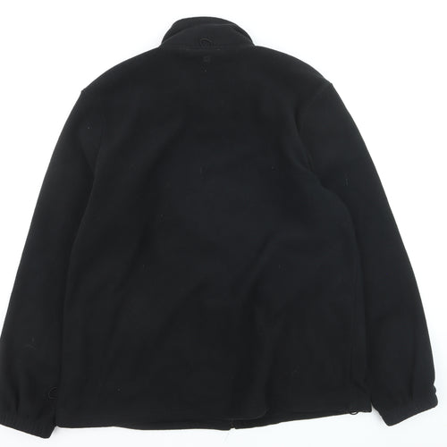 Mountain Warehouse Men's Black Fleece Full Zip Sweatshirt XL