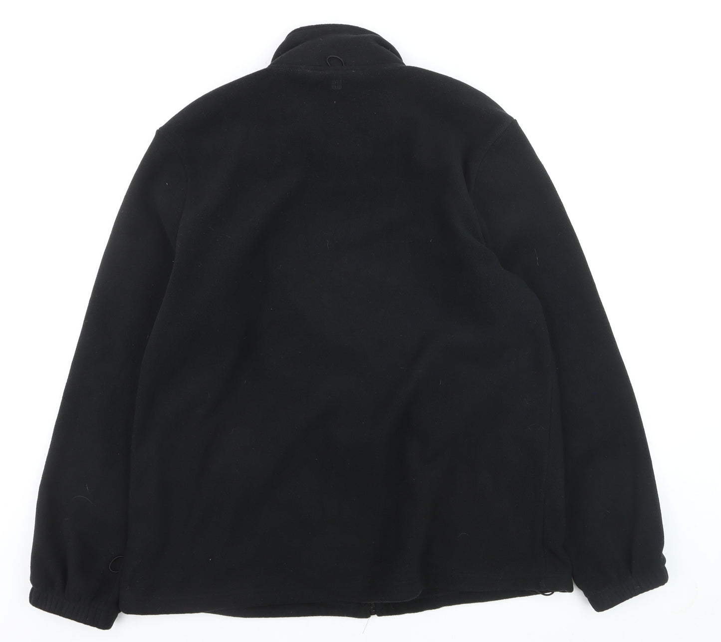 Mountain Warehouse Men's Black Fleece Full Zip Sweatshirt XL