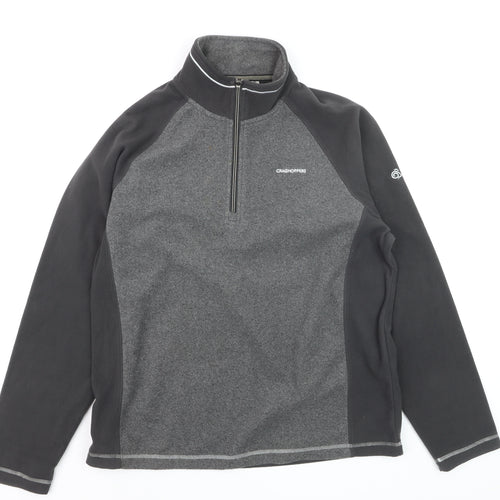 Craghoppers Men’s Grey 2XL Fleece Half Zip Sweatshirt
