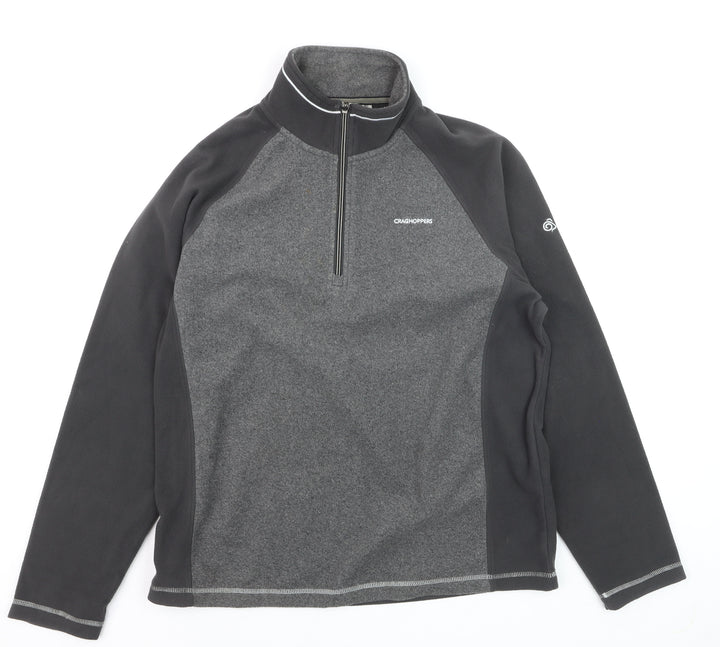 Craghoppers Men’s Grey 2XL Fleece Half Zip Sweatshirt