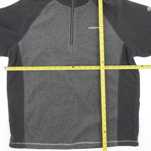 Craghoppers Men’s Grey 2XL Fleece Half Zip Sweatshirt