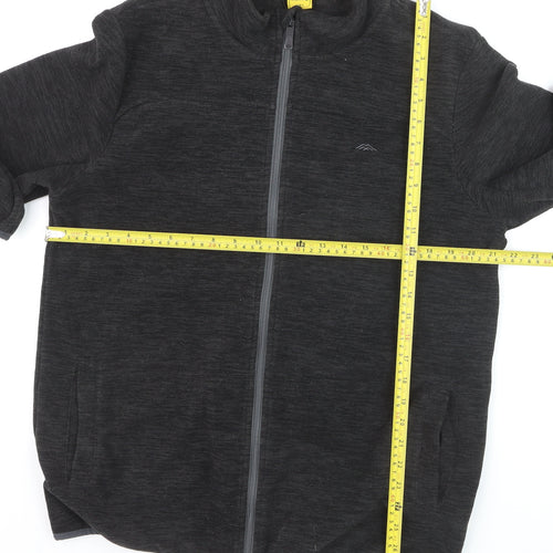 möberg Men's Black Full Zip Fleece Sweatshirt Size L Outdoor