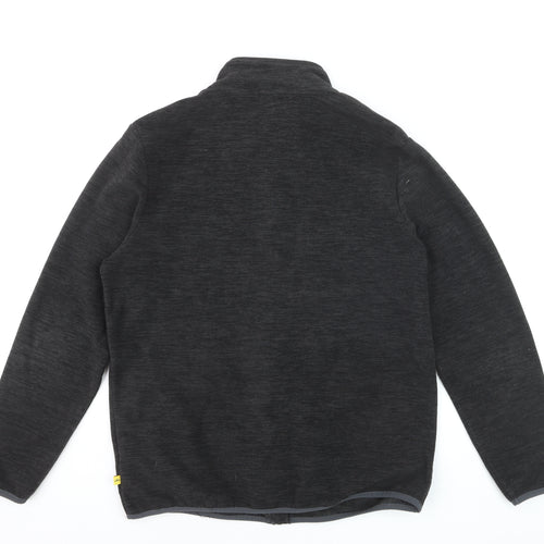 möberg Men's Black Full Zip Fleece Sweatshirt Size L Outdoor