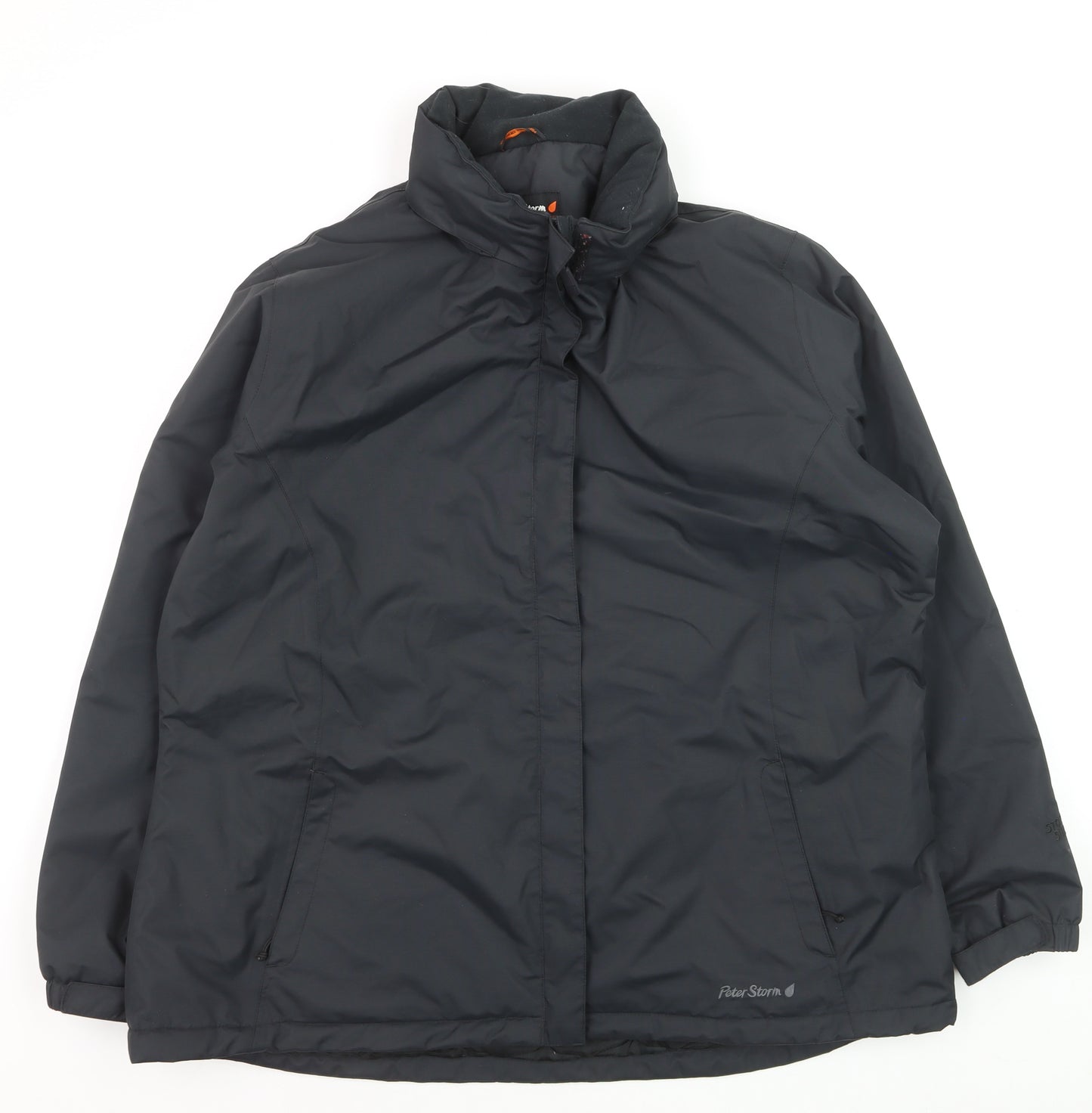 Peter Storm Women's Black Mid-Length Puffer Jacket Size 20