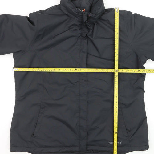 Peter Storm Women's Black Mid-Length Puffer Jacket Size 20