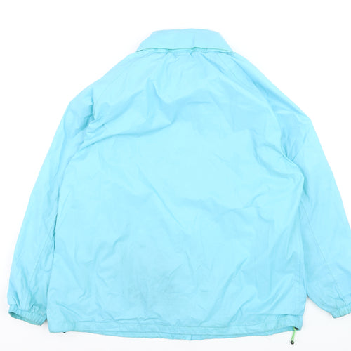 Regatta Womens Blue Waterproof Hooded Rain Coat Size 20