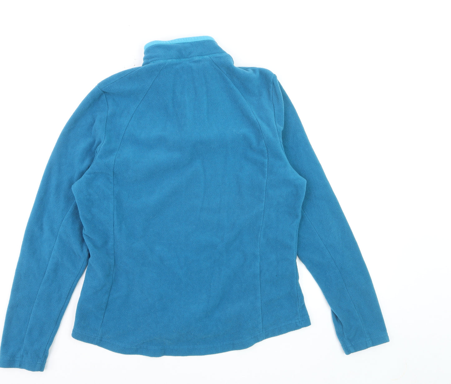 Decathlon Women Blue Fleece Half Zip Pullover Sweatshirt XL