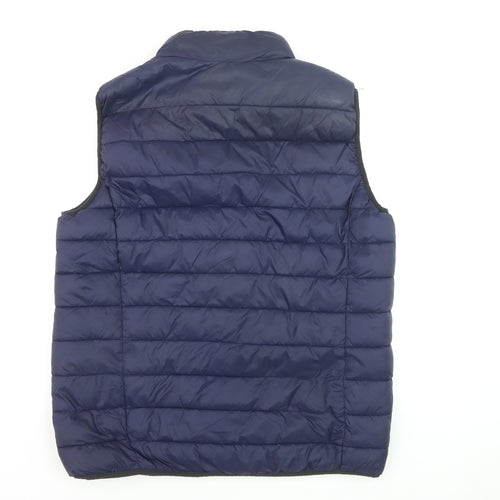 Primark Men's Blue 2XL Puffer Waistcoat Lightweight Quilted Gilet
