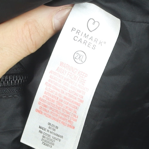 Primark Men's Blue 2XL Puffer Waistcoat Lightweight Quilted Gilet