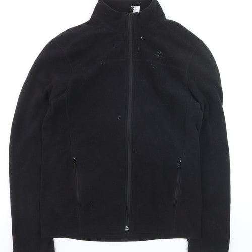 Quechua Men's Black Full Zip Fleece Sweatshirt M