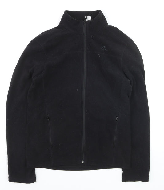 Quechua Men's Black Full Zip Fleece Sweatshirt M