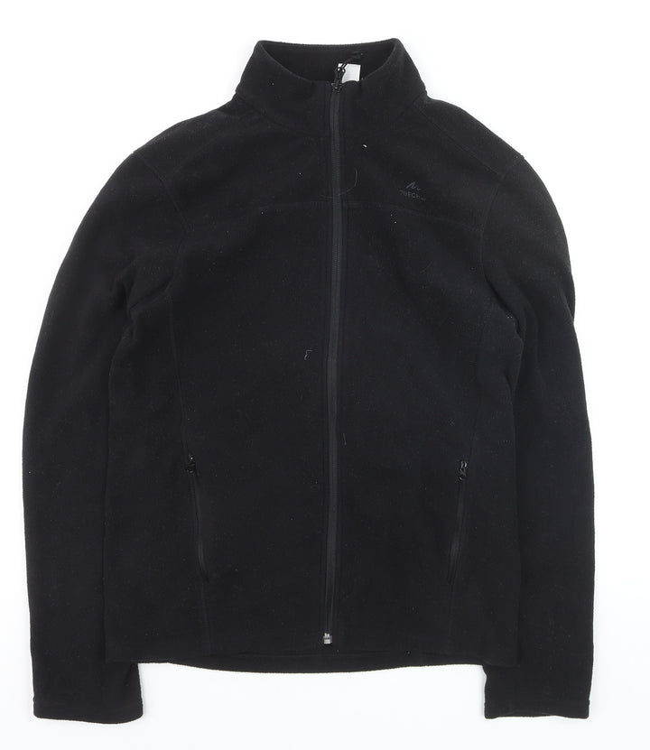 Quechua Men's Black Full Zip Fleece Sweatshirt M