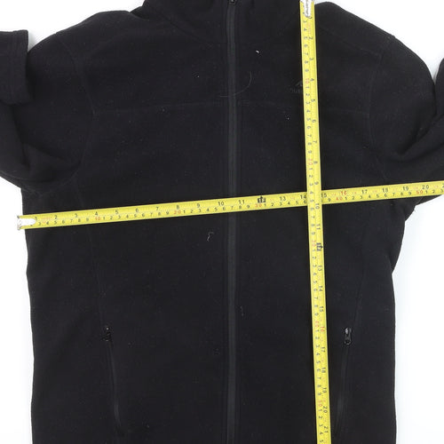 Quechua Men's Black Full Zip Fleece Sweatshirt M