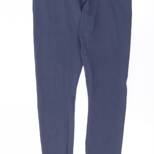 New Look Women’s Blue Cotton Stretch Jersey Leggings Size 10